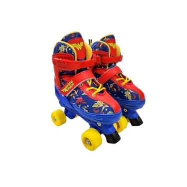 Imagem de Patins Quad Kit Mulher Maravilha (M) Tamanho 34-37