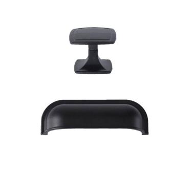 Imagem de Kit Puxadores 4 Unidades Decoração Móveis Gavetas Armarios