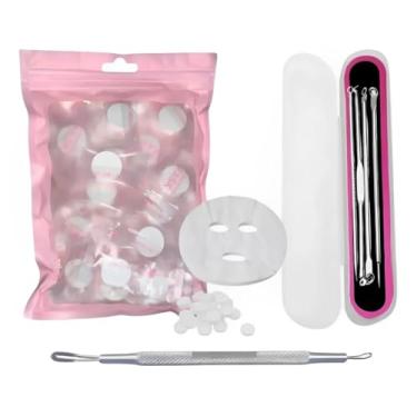 Imagem de Kit Completo de Tratamento Facial – 35 Máscaras Desidratadas + 4 Extratores de Cravos + Extrator