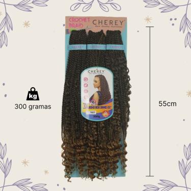 Imagem de Aplique Gypsy 3x Cabelo Boho Box 300gr Crochet Braid