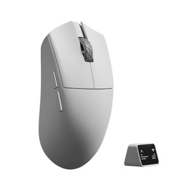 Imagem de Darmoshark M3XSPRO Mini Mouse Para Jogo Sem Fio,Tri-Mode 8K/Usb-C/Bluetoot,Até 30000Dpi, Sensor PAW3950 Leve 45G, 5 Botões Programáveis Para Laptop, Pc, Mac(branco)