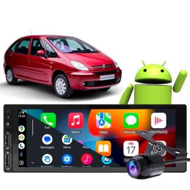 Imagem de Kit Multimídia CarPlay Android 1 Din Rádio MP3 Xsara Picasso 2001-2012