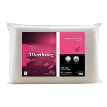 Imagem de Travesseiro Altenburg Viscoelástico Nasa 46cm x 66cm Marfim, 1 unidade