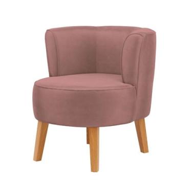 Imagem de Cadeira Moderna para Recepção Clinica Ergonômica Tecido Veludo Confort