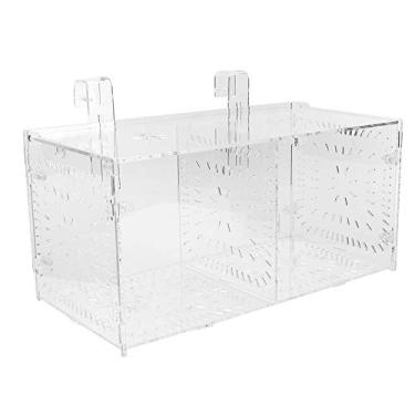 Imagem de Caixa Transparente de Isolamento de Tanque de Peixes Com Divisor - Ferramenta de Isolamento de Aquário para Fertilização de Peixes Doentes e Alevinos (30CM*15CM*15CM)