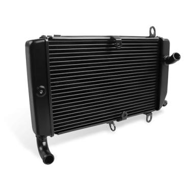 Imagem de WORLDMOTOP Radiador de resfriamento de alumínio para Honda VLX Shadow 600/VT Shadow 600 VT600C 1988-1997 Steed 400 VLX NV400 1998 Steed 600 VLX NV600 Refrigerador do radiador do motor