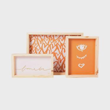 Imagem de Trio de bandejas - naturals bom dia uatt