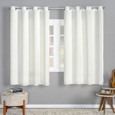 Imagem de Cortina Cetim 2,20m x 1,40m Seda Elegante Luxo Sala Quarto Apartamento