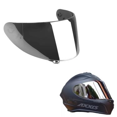 Imagem de Viseira Capacete Axxis Cromada V18b Segment Draken Polivisor