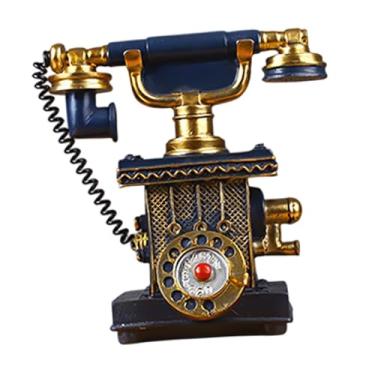 Imagem de Generic Modelo de telefone estátua de decoração de parede, europeu, estatueta de artista, telefone antigo do telefone vintage do telefone do café, C02