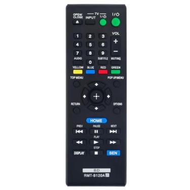 Imagem de Controle remoto de substituição RMT-B120A aplicável ao leitor de Blu-ray Sony BDP-S5100 BDP-S1100 BDP-S590 BDP-S390 BDP-S4100 BDP-S3100 BDP-S190 BDP-S490 BDP-BX39 BDP-BX310 BDP-BX310 BDP-BX310 510 BDD