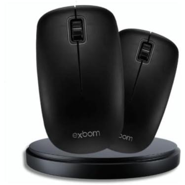 Imagem de Mouse Wireless MS-S22 Sem Fio | Design Ergonômico, Preto | Alta Precisão e Conforto para PC e Notebook