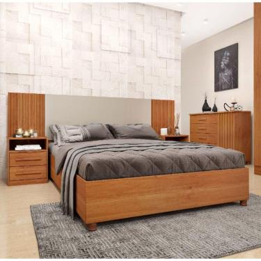 Imagem de Painel Box Casal Barcelona - Tcil Móveis- Cinamomo/off White