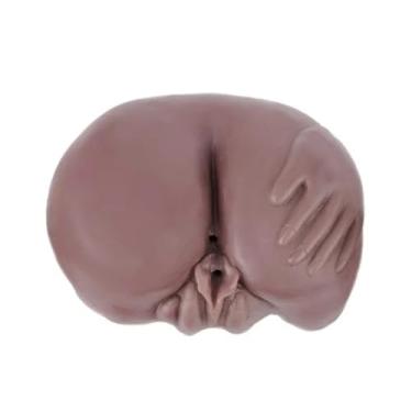 Imagem de Masturbador Bunda Realística Com Mãos Em Cyber Toque Suave, Experiência Intensa Sensação Natural [CHOCOLATE]