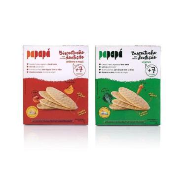 Imagem de Kit 2 Biscoito Infantil para Fase da Dentição Papapá 72g