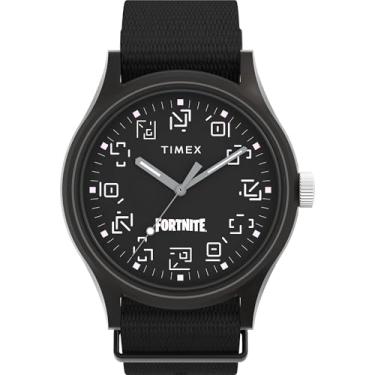 Imagem de Timex Relógio masculino MK1 x Fortnite 40 mm - pulseira preta mostrador preto caixa preta, Preto