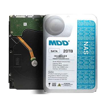 Imagem de MDD MAXDIGITALDATA Mdd (Md20Ts25672Nas) 20Tb 7200 Rpm 256Mb Cache Sata 6,0Gb/S 3,5" Disco Rígido Interno (Para Nas, Armazenamento de Rede) -