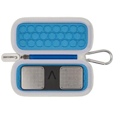 Imagem de Capa compatível com EKG pessoal AliveCor KardiaMobile | Dispositivo de eletrocardiograma Kardia Mobile 6L e monitor cardíaco | Monitor de ECG de pressão para dispositivos Apple e Android - Azul