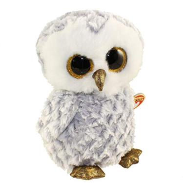 Imagem de Ty Beanie Boos Owlette - White/Gray Owl Medium