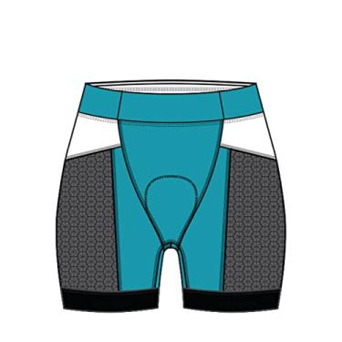 Imagem de TYR RSCFN6A582XL F Comp Tri Short Turq/Cinza/Branco GG