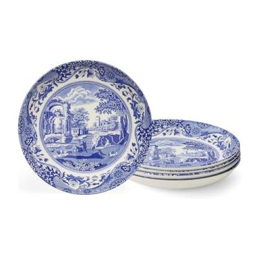 Imagem de Spode Tigelas de massa italianas azuis - Conjunto de 4
