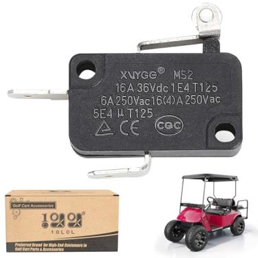 Imagem de 10L0L Caixa de pedal de acelerador de carrinho de golfe micro interruptor para gás EZGO TXT 1994 (4 ciclo) e elétrico (não DCS), OEM # 25861G01 25861-G01