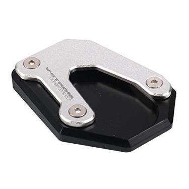 Imagem de Acc-Creativity Suporte lateral para pé de motocicleta, ampliador lateral, placa de extensão compatível com SUZUKI V-Strom 1000 Vstrom 1050 XT DL1050XT 2014-2021 (preto)