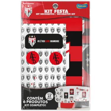 Imagem de Kit Festa Atletico Goianiense Oficial - Embalagem com 1 unidade.