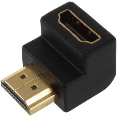 Imagem de Adaptador Hdmi M X Hdmi F 90 Graus Fixo