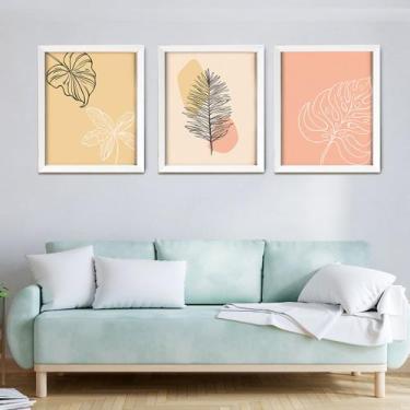 Imagem de Quadro Decorativo Plantas - Mundim, 30x40 Branco
