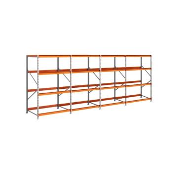 Imagem de Mini Porta Pallet 250kg 1 Inicial 3 Continuações 5,05m Comprimento 2,00m x 1,20m x 60cm 4 Níveis