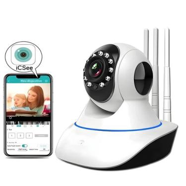 Imagem de Câmera IP Sem Fio Wifi De 5MP Para Casa Inteligente Interna Áudio Bidi