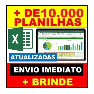 Imagem de 10 Mil Planilhas Excel 100% Editáveis - MS Maquinas de Costura