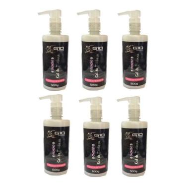 Imagem de Kit Gel De Barbear  G10 Premium 500g 6 Unidades Atacado