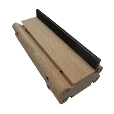 Imagem de MERIGLARE Lima para chanfrar trastes de guitarra, ferramenta para acabamento de trastes, ferramenta multiuso de luthier, madeira para arredondamento e, Type B