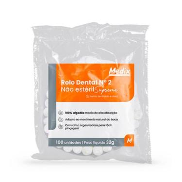 Imagem de Rolo de Algodão Dental Nº2 - Medix