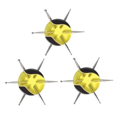 Imagem de Rolabling Conjunto de 3 ferramentas de pontilhamento de unhas 6 em 1 para arte de unhas, pintura de pontos em relevo e traçado, ferramentas de pontilhamento de manicure de aço inoxidável para salão ou