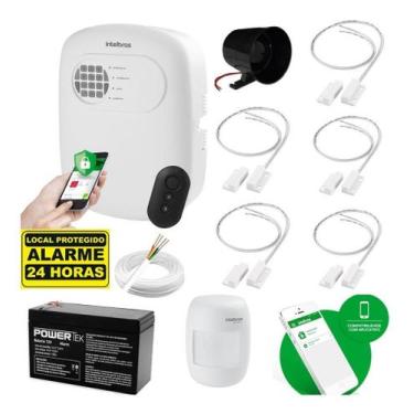 Imagem de Kit Alarme Residencial E Comercial Anm 24 Net 06 Sensor - INTELBRAS