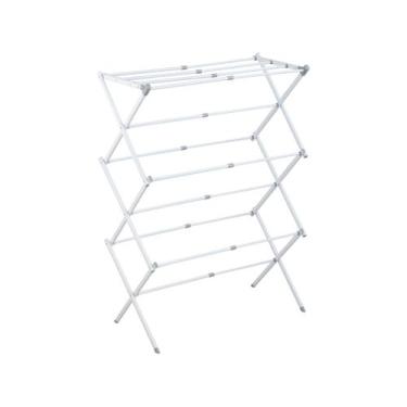 Imagem de Varal de Chão Retrátil e Dobrável Powermaid 126069800001, Branco