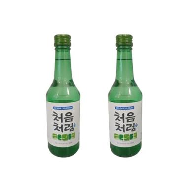 Imagem de Kit Soju Coreano Lotte Sabor Original, 2 Garrafas, 360ml, Chum Churum