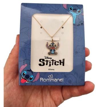 Imagem de Colar com Pingente Stitch Banhado Ouro 18K com Resina - Rommanel