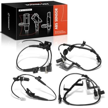 Imagem de A-Premium Sensor de velocidade da roda ABS dianteiro e traseiro 4 peças compatível com modelos Kia - Optima 2001-2002, Magentis 2001-2002
