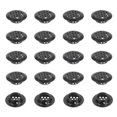 Imagem de PATIKIL Ventilação Circular Soffit de 29 mm, 20 Peças de Aço Inoxidável Orifício Redondo de Malha Aberturas de Ar Painel Duplo Grelha de Furo de Malha Redonda para Roupeiros de Cozinha Sapato