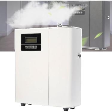 Imagem de Difusor De Aroma Elétrico De 150ml, Difusor De Óleo Essencial Quadrado, Lcd - Tempo De 4 Estágios, Grande Área-300m³, Adequado Para Hotéis, Casas, Salões De Beleza, White