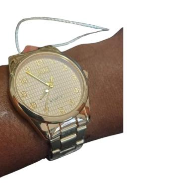 Imagem de Relógio Feminino Dourado Guke à Prova D'água Estilo Luxo Analógico Pulseira Metal