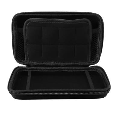 Imagem de VBESTLIFE Caixa de Transporte para o 3DS XL, Novo 3DS XL, Novo 2DS XL, Bolsa de Armazenamento de Viagem de Concha Dura Protetora Com Pulseira de Pulso, 8 Slots de Cartucho de Jogo (Preto)