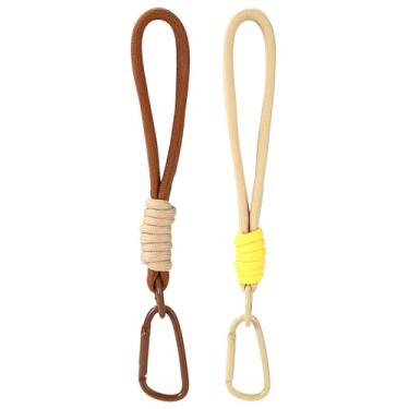 Imagem de 2 peças Boneca Gira Pega para Pendurar no Carro, Cordões Decorativos Espelho Retrovisor para Colecionadores de Bonecas Espelho Acessórios Carro Corda Escritório em Casa Quarto Bolsa Decoração