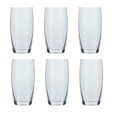 Imagem de Jogo de Copos Nadir Long Drink Oca 400ml Vidro Com 6 peças