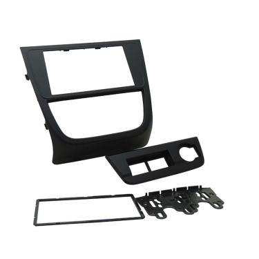 Imagem de Moldura Fiamon 2 Din Compatível Com Novo Vw G5 Saveiro Cross Preta