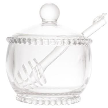 Imagem de Meleira Com Dosador Wolff Pearl Em Cristal - 7 X 8 X 10 Cm Transparente